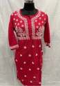Chikankari Rayon Kurti for ladies  thumb 3