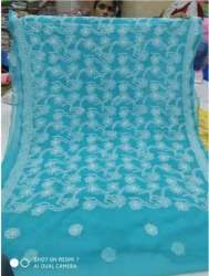 Ladies Chikankari Georgette Saree