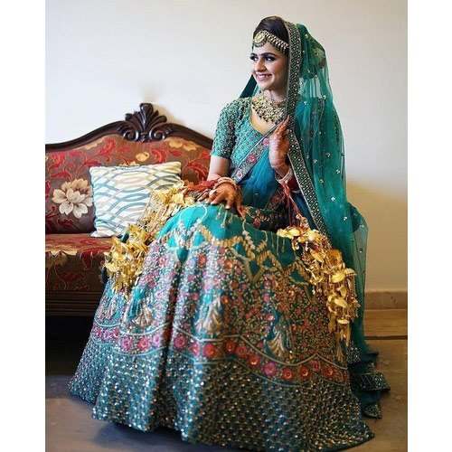 Designer Embroidered Bridal Lehenga Choli by Shiv And Gayatri Associates