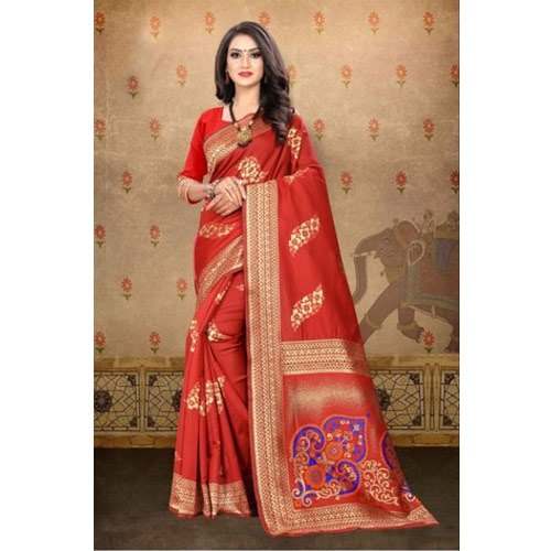 Party wear Tussar Silk Saree for Ladies  by Shiv And Gayatri Associates
