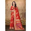 Party wear Tussar Silk Saree for Ladies 