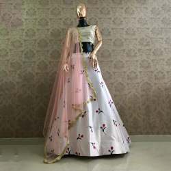 Wedding Floral Print Lehenga Choli