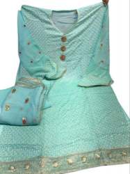 Pure Chiffon Embroidered Suit