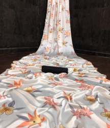 Digital Print Satin Soft Silk Saree D.No.43