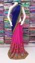 Georgette Saree With Ready Made Blouse thumb 6