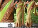 Party Wear Net Saree thumb 4