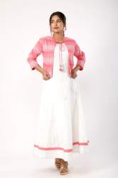 Women Ethnic Jacket and Kurta Set Pure Cotton