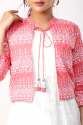 Women Ethnic Jacket and Kurta Set Pure Cotton thumb 3
