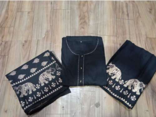 Designer Cotton Kurtis With Dupatta