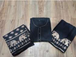 Designer Cotton Kurtis With Dupatta