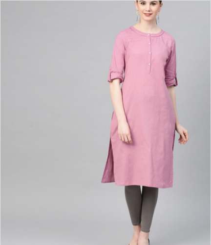 Designer Plain Kurtis by safe express sona inc