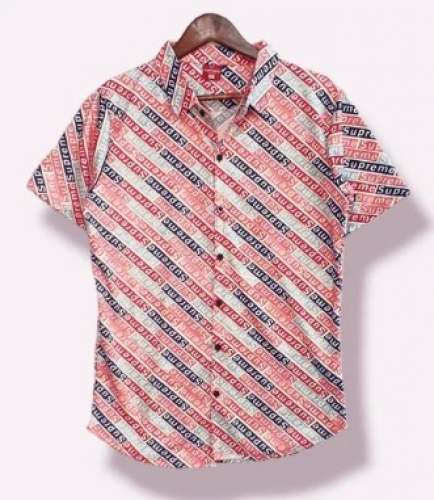 Mens Casual Printed Lycra Shirt by Sri Sai Garments