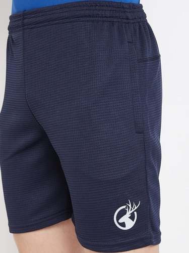 ST-23-Blue Polyester Shorts by Rudhra Enterprises