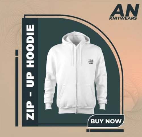 Men Casual Winter Zipp Hoodies by A N Knitwear