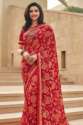 Designer Bunkar Printed Crepe Saree