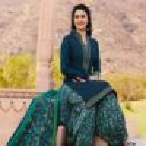 New Collection Crepe Bunkar Dress Material by Bunkar Saree