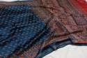 Silk Chanderi Ajrakh Print Saree