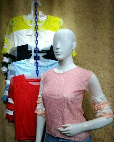 Girls Designer Net Top