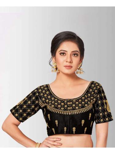 Fancy Black Ready Made Mimosa Brand Blouse
