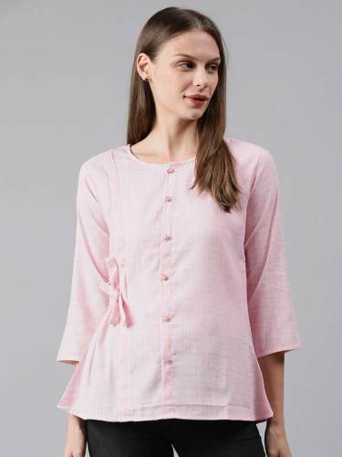 Trendy Mimosa Pink Western Top by Mimosa Brand Kataria Silk House Private Limited