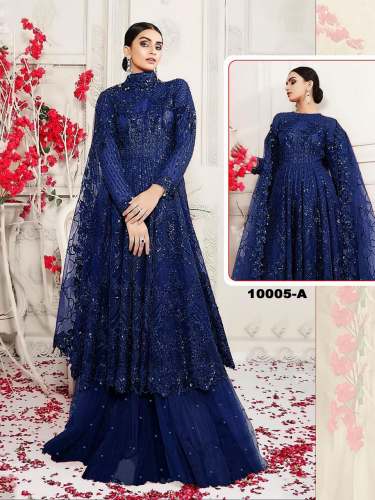 Designer Heavy Embroidered Sharara suit