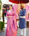 Ladies Stylish Jacquard Saree