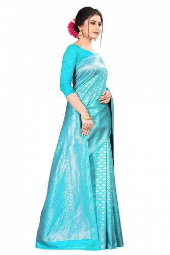 New Collecrion Jacquard Saree for Ladies by Shivant Fashion