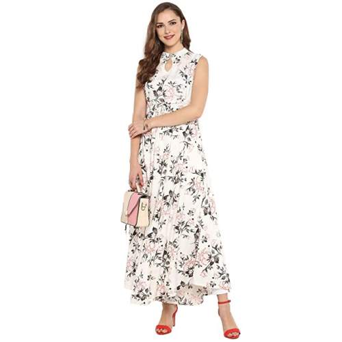 Buy White Rayon Long Kurti At Online By Janasya