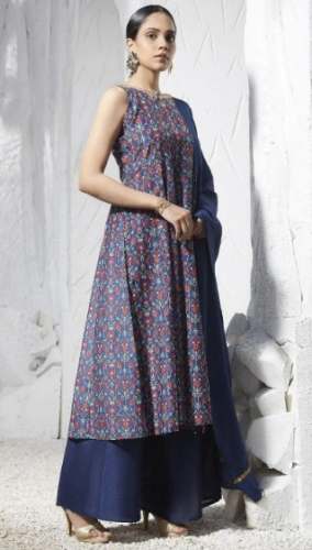 Festive Wear JANASYA's Palazzo Suit  by Janasya Brand Pvt Ltd