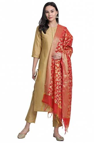 Get Janasya Brand Kurti Pant Dupatta Set At Online