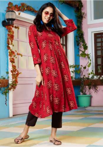 Janasya Rayon Crepe Kurti