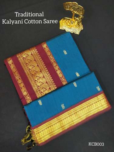 Trendy Butta Cotton Saree