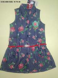 Blue color frock for kid