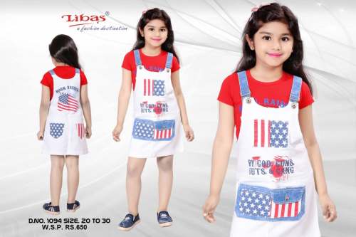 Dangri type one piece for girl kid