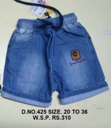 Denim capri for boys