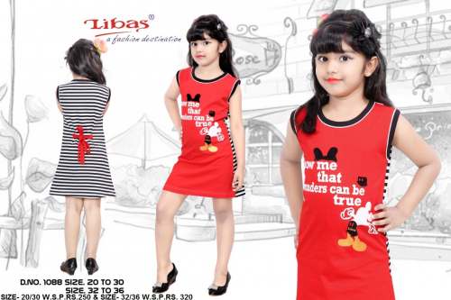 Red color one piece for girl