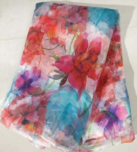 Organza Digital Printed Fabric 