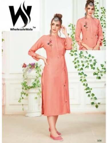 Ladies Trending Rayon Kurtis  by Sarita Enterprises