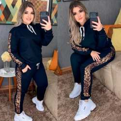 Hoodie Side Leppard Suit