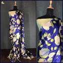 Floral Printed Japan Satin Saree thumb 2