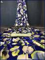 Floral Printed Japan Satin Saree thumb 7