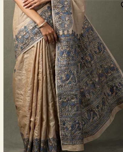 Tussar silk saree