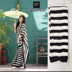 Black Leheriya Weightless saree