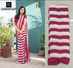 Chiffon Leheriya Printed Weightless saree