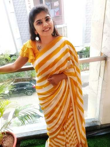 georgette Weightless Printed saree