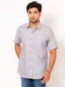 men-oxford-grey-chambray-half-sleeves-linen-shirt