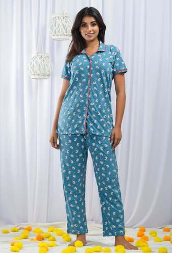 Hosiery Printed Night Suit by Purnima Fashion