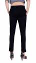 Slim Fit Women Black Cotton Lycra Blend Trousers thumb 4