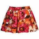 Printed knee length skirt