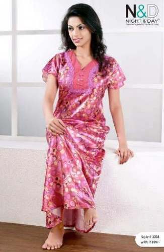 Fancy Pink Ladies Nighty  by Ashapura Intimates Fashion Limited